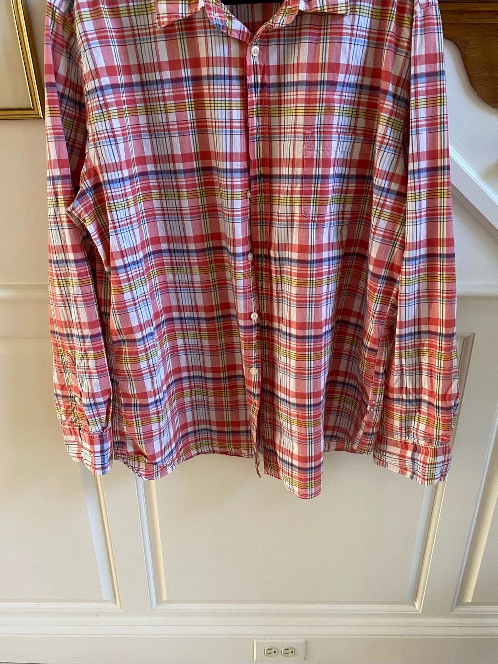 J. CREW Cotton Plaid Shirt